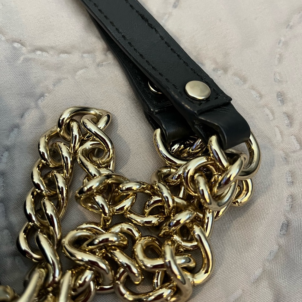 Kate Spade Black Leather Quilted Shoulder Bag - Picture 7 of 8